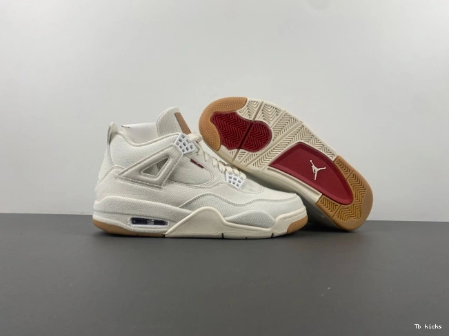 Cheap TBK Levi's 4 Jordan 'White' AO2571-100 x Air 0812